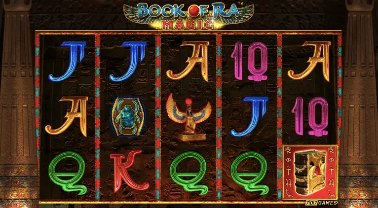 Бонусні функції ігрового автомата  Book of Ra Magic