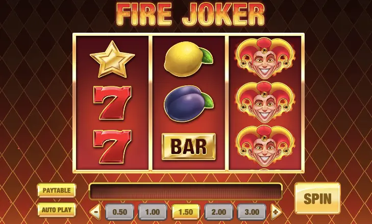 Бонусні функції ігрового автомата Fire Joker 
