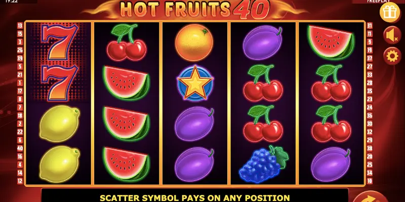 Бонусні функції ігрового автомата Hot Fruits 40