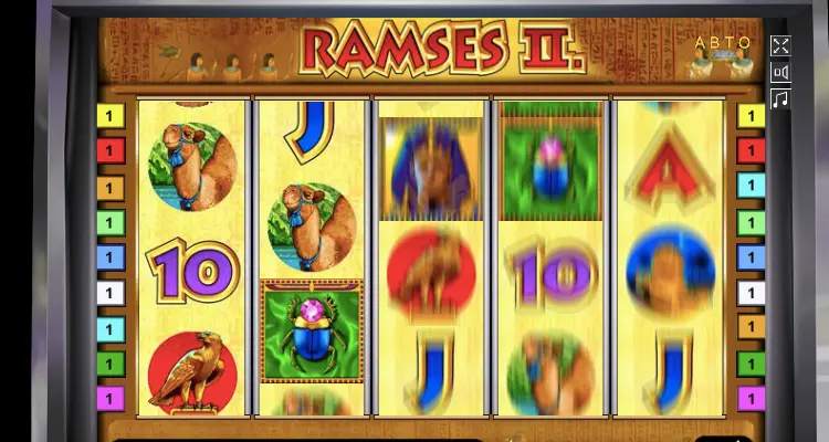 Бонусні функції ігрового автомата  Ramses II