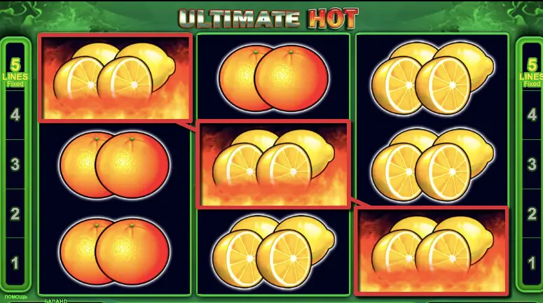 Символи слота Ultimate Hot