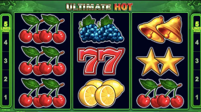 Бонусні функції ігрового автомата Ultimate Hot