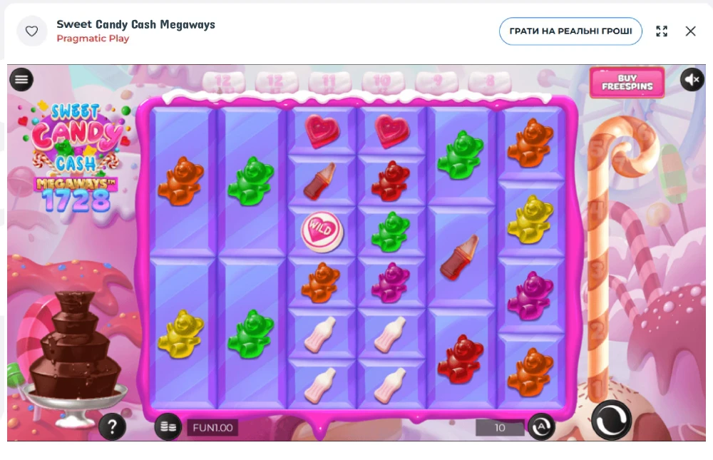 Sweet Candy Cash Megaways