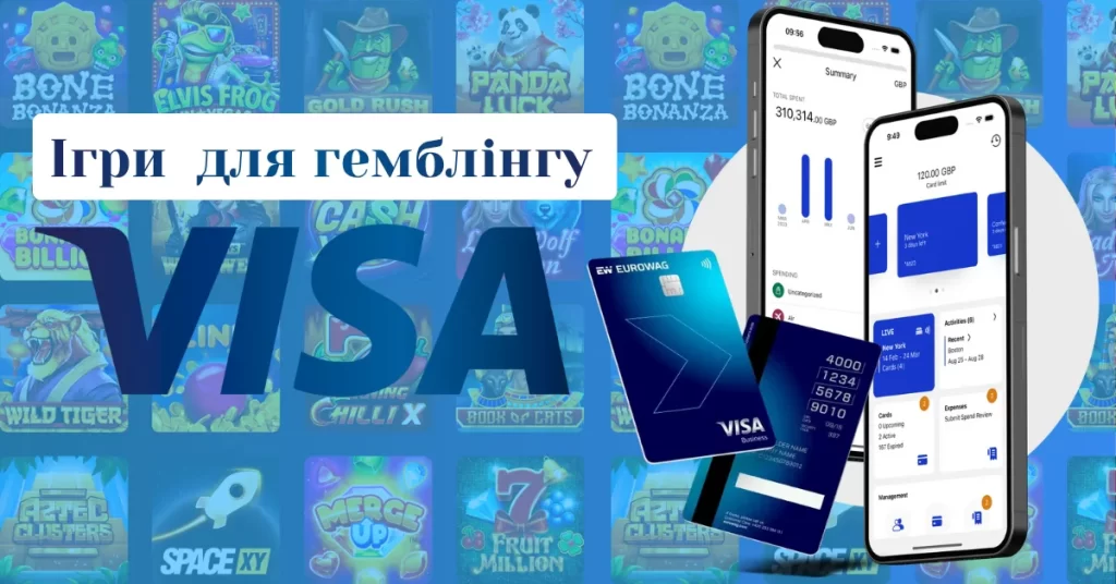 Ігри, доступні для гемблінгу з Visa